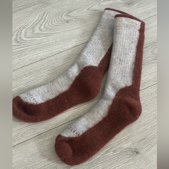 Patagonia wool thick Brown and Gray Socks L - Picture 1 of 4